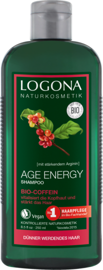 Bio-kofeina z szamponem wieku energii 250 ml