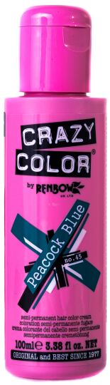Crazy Color 45 Peacock Blue 100 ml