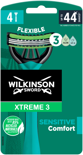 Miecz Wilkinson extra 3 czułe jednorazowe maszynki do golenia - 4 szt