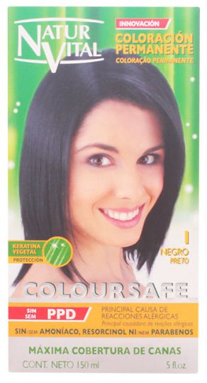 Barwienie Trwałe zabarwienie 1 Czarny 150 ml Barwienie Trwałe zabarwienie 1 Czarny 150 ml