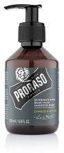 Szampon z pojedynczym ostrzem do cyprysu brody i wąsów oraz wetiwerii 200 ml Szampon z pojedynczym ostrzem do cyprysu brody i wąsów oraz wetiwerii 200 ml