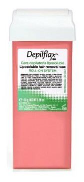 Depilflax Wosk rozpuszczalny w tłuszczach Roll On Pink 110 gr