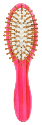 Bifull Szczotka owalna w paski z drewna