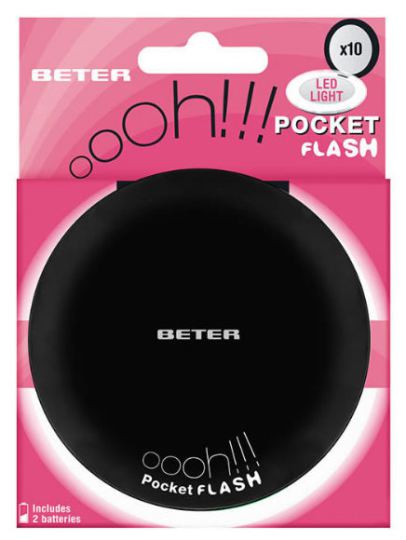 Beter Och! Pocket Flash z powiększeniem światła i fuksji