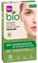 Bio Natural 0% Woskowanie Opaski woskowe 20 sztuk Bio Natural 0% Woskowanie Opaski woskowe 20 sztuk