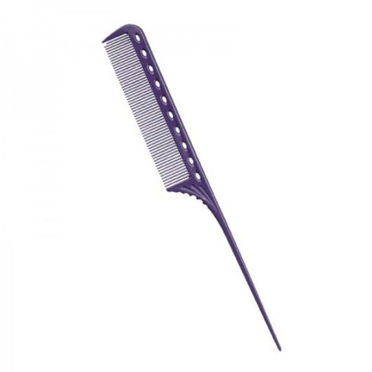 Liliowy plastikowy grzebień 101 o długości 216 mm