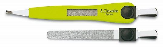N&oacute;ż ze stali nierdzewnej z pilnikiem 12, 5 cm