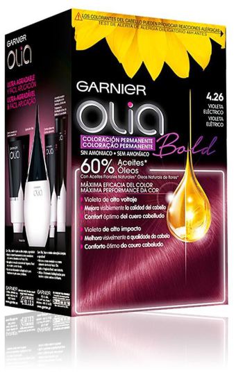Olia Permanent Coloring Dye # 4.26 Electric Violet 4 sztuki Olia Permanent Coloring Dye # 4.26 Electric Violet 4 sztuki