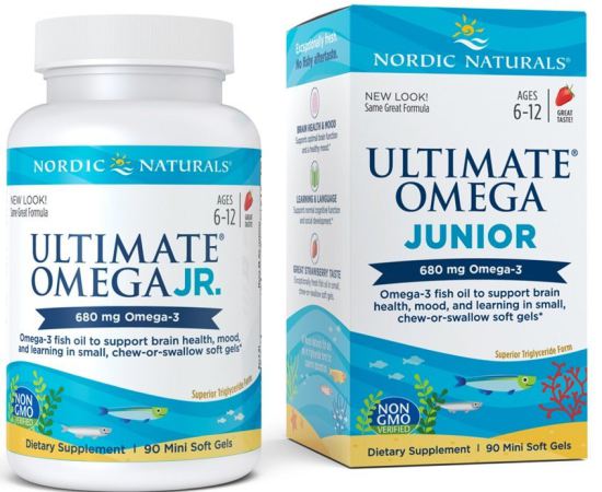 Ultimate Omega Junior 680 mg 90 kapsułek Ultimate Omega Junior 680 mg 90 kapsułek