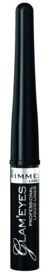 Profesjonalny płynny eyeliner 001 Glam`Eyes 3,5 ml Profesjonalny płynny eyeliner 001 Glam`Eyes 3,5 ml