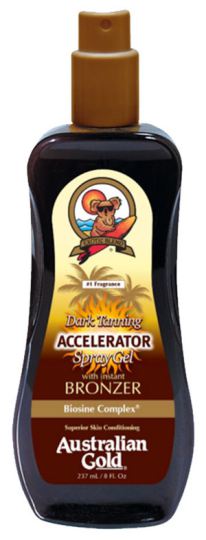 Dark Tanning Accelerator Spray Gel with Bronzer 237 ml Dark Tanning Accelerator Spray Gel with Bronzer 237 ml