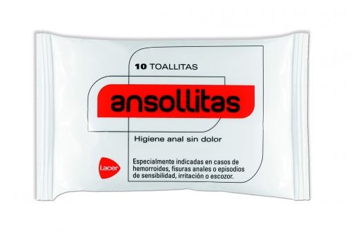 Lacer Chusteczki do higieny odbytu 10 sztuk