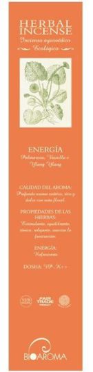 Ekologiczne kadzidło BioAroma de Energ&iacute;a 12 pręt&oacute;w
