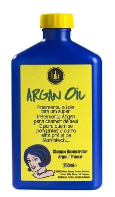 Lola Cosmetics Szampon odbudowujący z olejkiem arganowym Argan pracaxi 250 ml