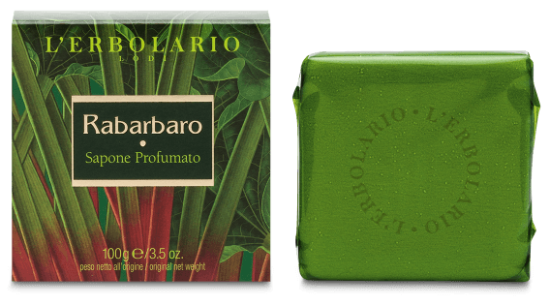L'Erbolario Mydło zapachowe rabarbarowe 100 ml