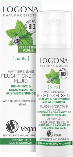 Nawilżający fluid matujący mięta i kwas salicylowy 30 ml Nawilżający fluid matujący mięta i kwas salicylowy 30 ml