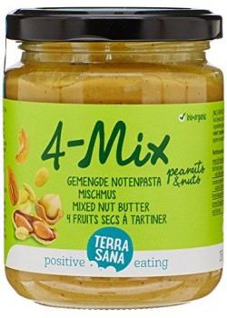Terrasana 4Mix Suszony krem owocowy z orzeszkami ziemnymi 250 gr