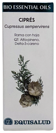 Bio Essential Oil Cypress 10 ml Qt: Alfa-Pineno, del Bio Essential Oil Cypress 10 ml Qt: Alfa-Pineno, del
