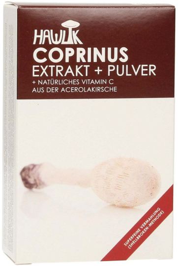 Wyciąg z Coprinus Comatus i proszek 60 kapsułek Wyciąg z Coprinus Comatus i proszek 60 kapsułek