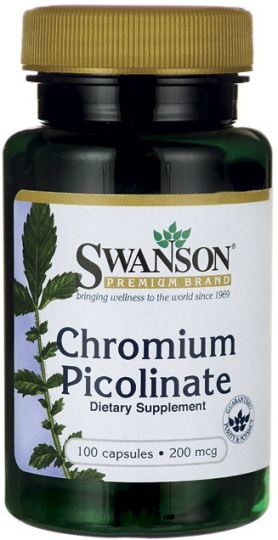 Pikolinian chromu 200 mg 100 kapsułek Pikolinian chromu 200 mg 100 kapsułek