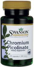 Pikolinian chromu 200 mg 100 kapsułek Pikolinian chromu 200 mg 100 kapsułek