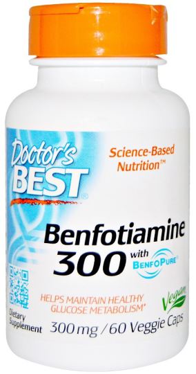 Benfotiamina Z Benfopure 300 mg 60 Kapsułek Veggie Benfotiamina Z Benfopure 300 mg 60 Kapsułek Veggie