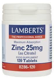 Cynk 25 mg mineralne dzienne spożycie 2120 tabletek