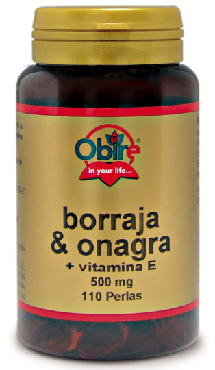 Borraja y Onagra 500 mg 110 Perlas Borraja y Onagra 500 mg 110 Perlas
