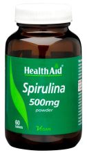Spirulina 500 mg Pochodzi z dzikich ziół 60 tabletek Spirulina 500 mg Pochodzi z dzikich ziół 60 tabletek