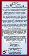 V-Vein Salud del Sistema Circulatorio 60 Comprimidos V-Vein Salud del Sistema Circulatorio 60 Comprimidos