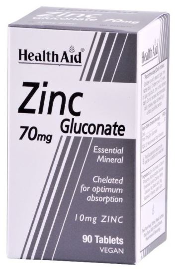 Glukonian cynku 70 mg 90 tabletek