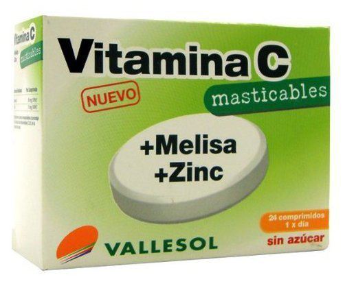 Witamina C Melisa Zinc 24 tabletki do żucia