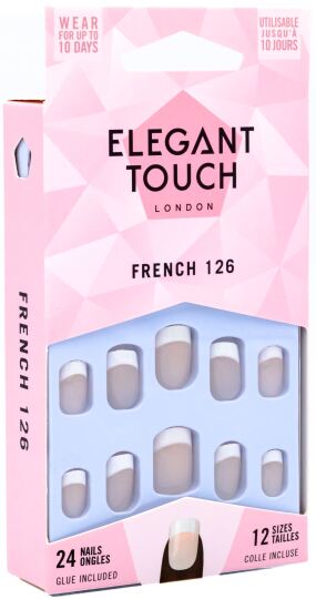 French Pink 106 False Nails 24 sztuki