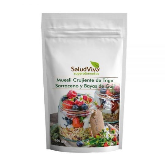 Salud Viva Musli Chrupiąca kasza gryczana Jagody Goji 300 gr