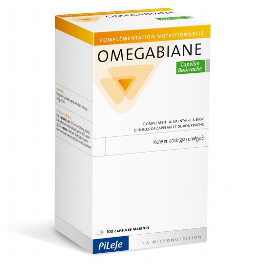 Pileje Omegabiane capelan bourrache 100 kapsułek