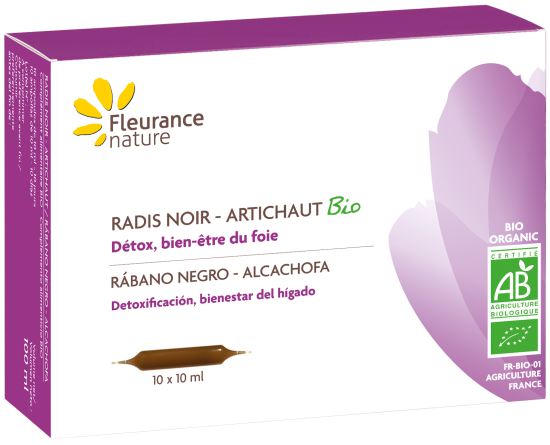 Fleurance Nature Czarna rzodkiewka - Bio Karczoch w Ampułkach