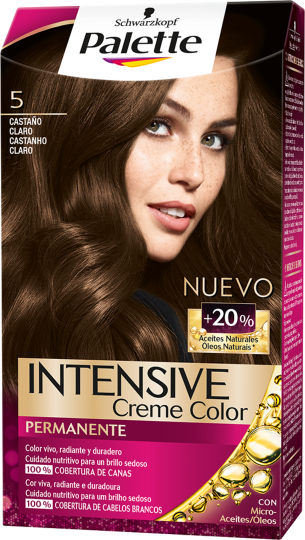Paleta Intense Color Creme 5 Castaño Claro 115 ml Paleta Intense Color Creme 5 Castaño Claro 115 ml