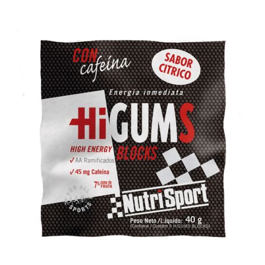 Bloki HiGums z Cafein 5 żelkami Bloki HiGums z Cafein 5 żelkami