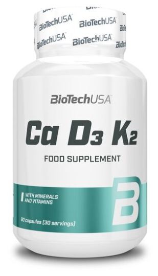 BiotechUSA Ca D3 K2 90 kapsułek
