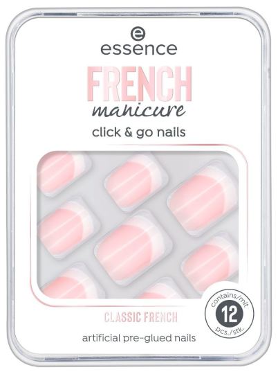 Fałszywe paznokcie French Manicure Click &#39;n go n1