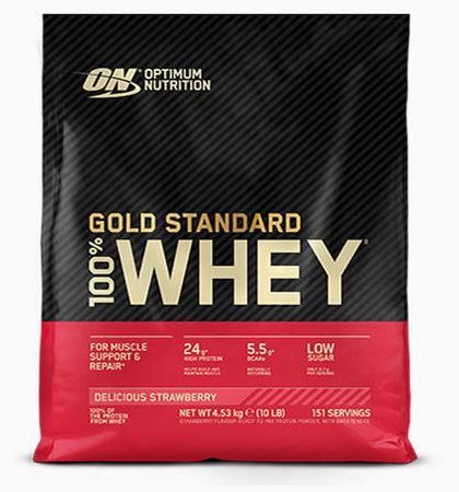 Gold Standard 100% Whey 4540 gr Strawberry Gold Standard 100% Whey 4540 gr Strawberry